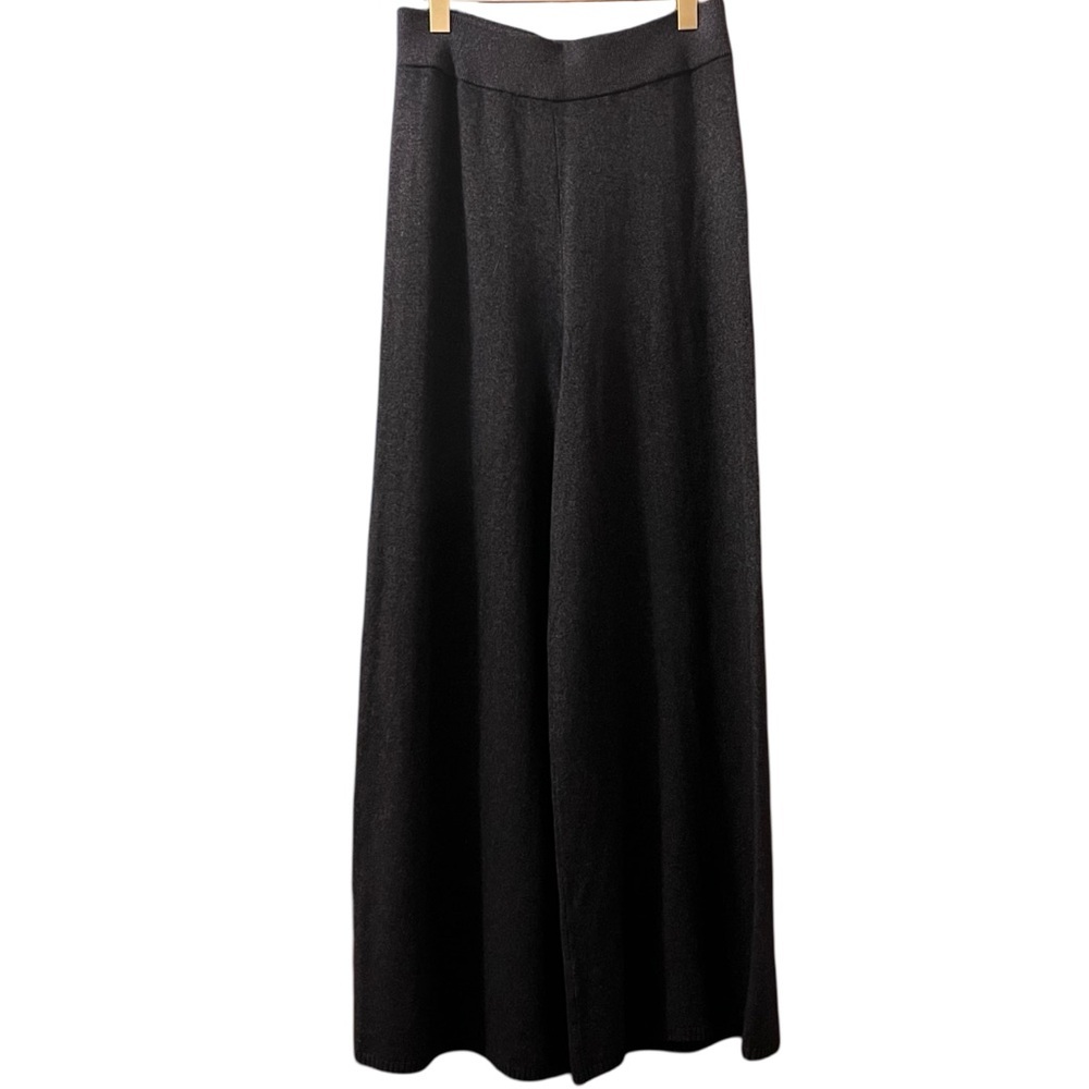 Leset Pants Zoe Cashmere Wool Wide Leg Lounge Trousers Sz XL - Picture 10 of 14